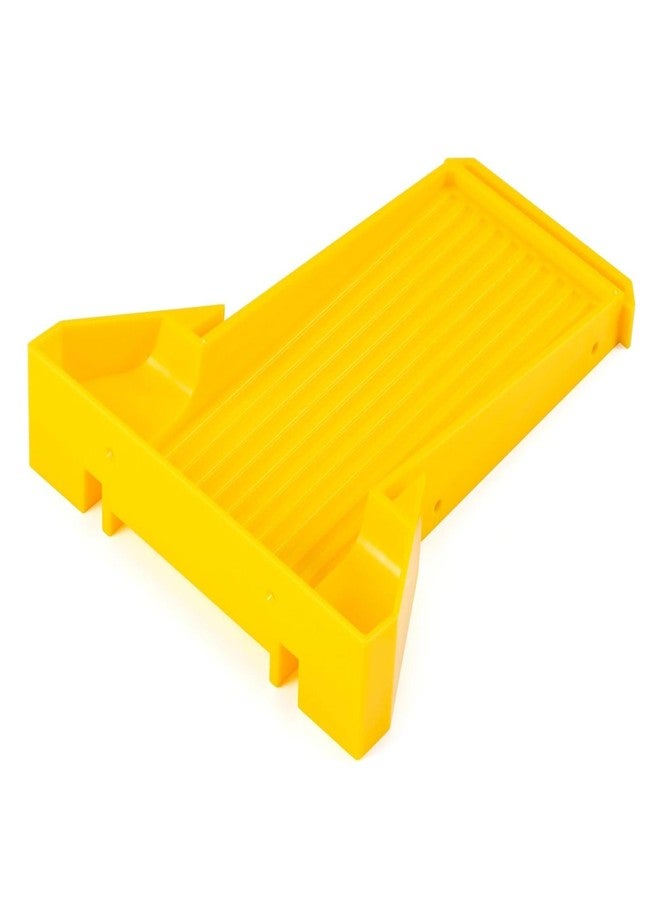 CobraCrawler 1/10 LCG Crawler Cheater Bed RC Rock Truck ABS Molded Bed Black/Yellow/Green for Gspeed G-Shot V3 V4 FS Chassis Power Wagon Mojav Body Cab (Yellow) - Image 3